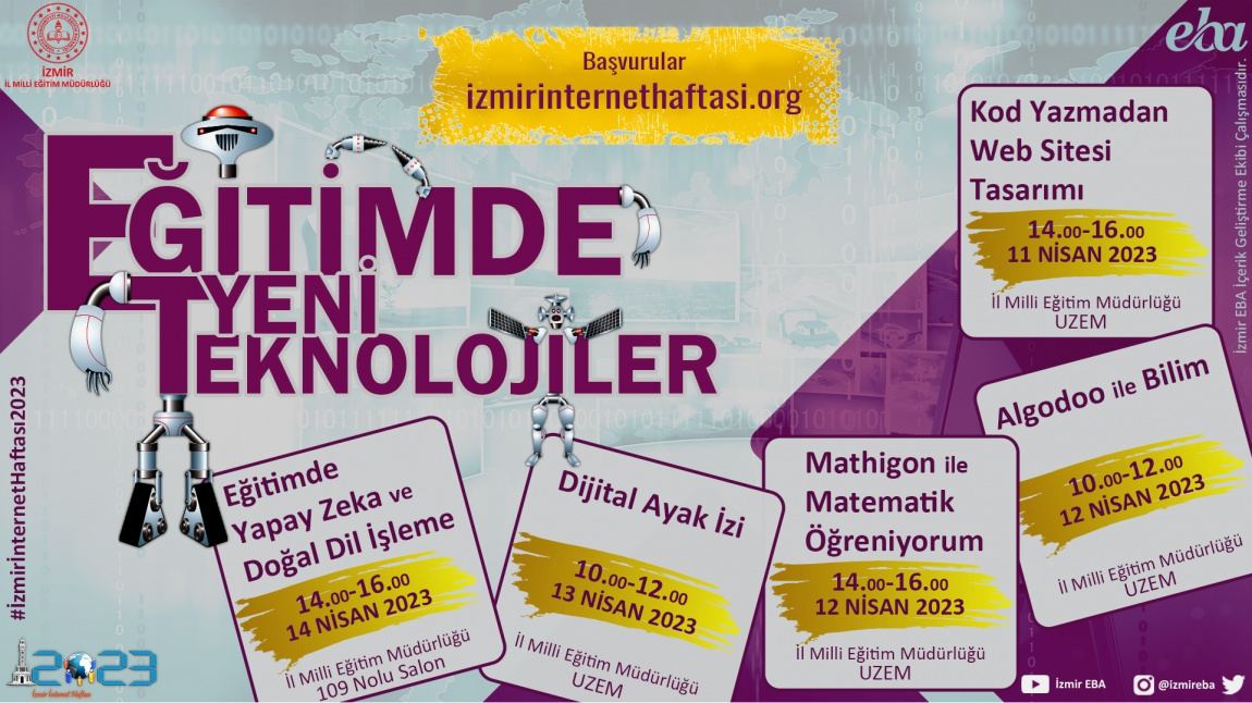 İzmir İnternet Haftası 2023 Takvimi